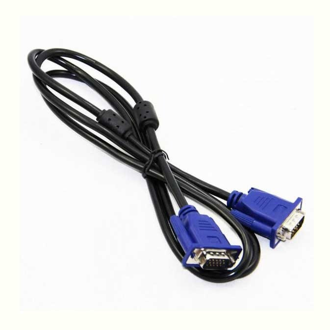 کابل وی جی ای IFortech 1.5 متری، کابل VGA استاندارد، اتصال 15 پین دو سر، مناسب کامپیوتر و لپ تاپ و پروژکتور