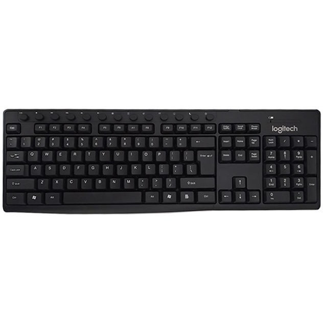 ست بی سیم لاجیتک مدل MK290، طراحی Low-profile کم صدا، عمر مفید ۵ میلیون کلیک، نصب آسان Plug & Play، گارانتی سلامت کالا