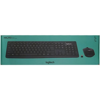 ست کیبورد و ماوس بی سیم لاجیتک مدل MK290، اتصال 2.4 گیگاهرتز، گیرنده یونیفای، کیبورد تمام سایز با کلیدهای میانبر، ماوس اپتیکال