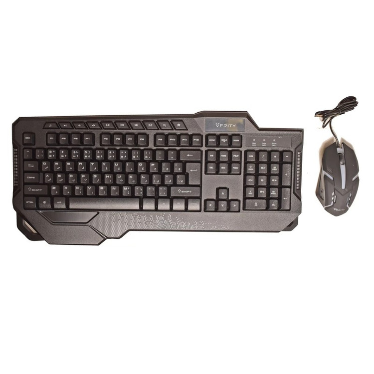 ست گیمینگ اقتصادی وریتی مدل V-KB6121GCW، بهترین گزینه برای راه اندازی سیستم خانگی و اداری، کیفیت عالی، ضمانت اصالت