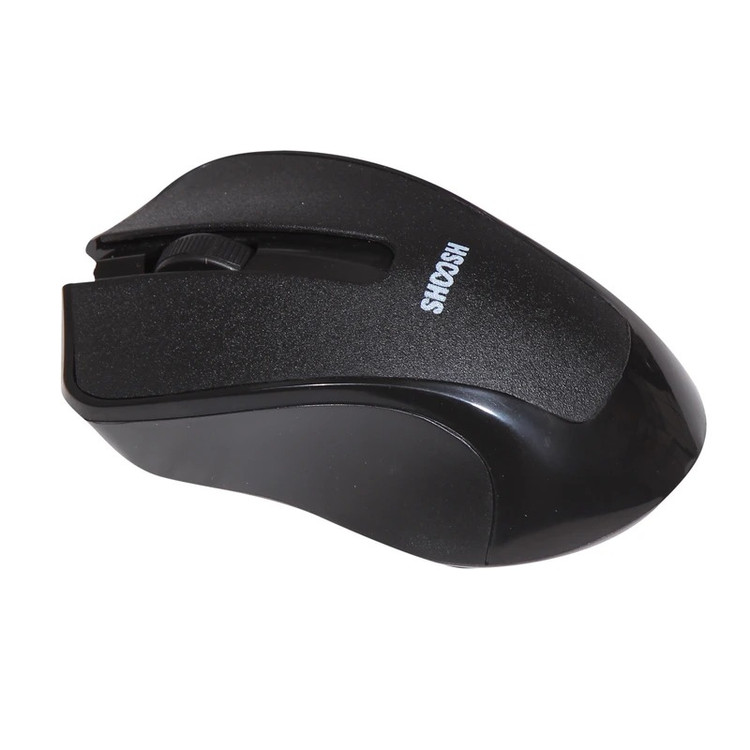 ماوس بی سیم شوش مدل M21W، اتصال 2.4 گیگاهرتز، دانگل USB، ۳ کلید، طراحی ارگونومیک، مناسب لپ تاپ و کامپیوتر