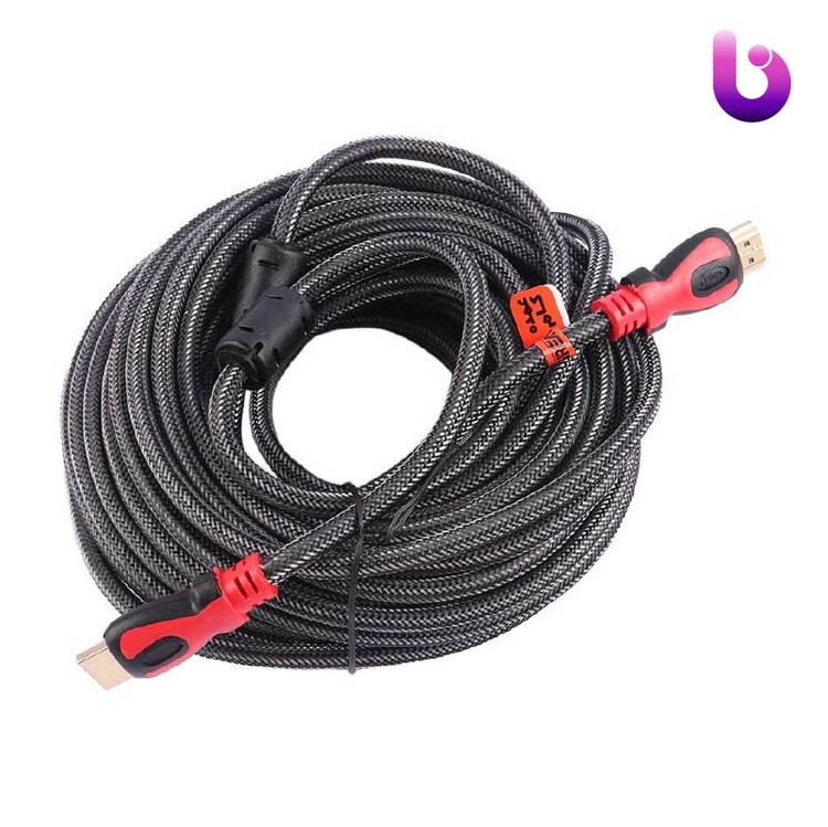کابل گریت GR-20m 20 متری HDMI، طول 2000 سانتی متر، کابل اکتیو یا فیبر نوری، گارانتی سلامت کالا