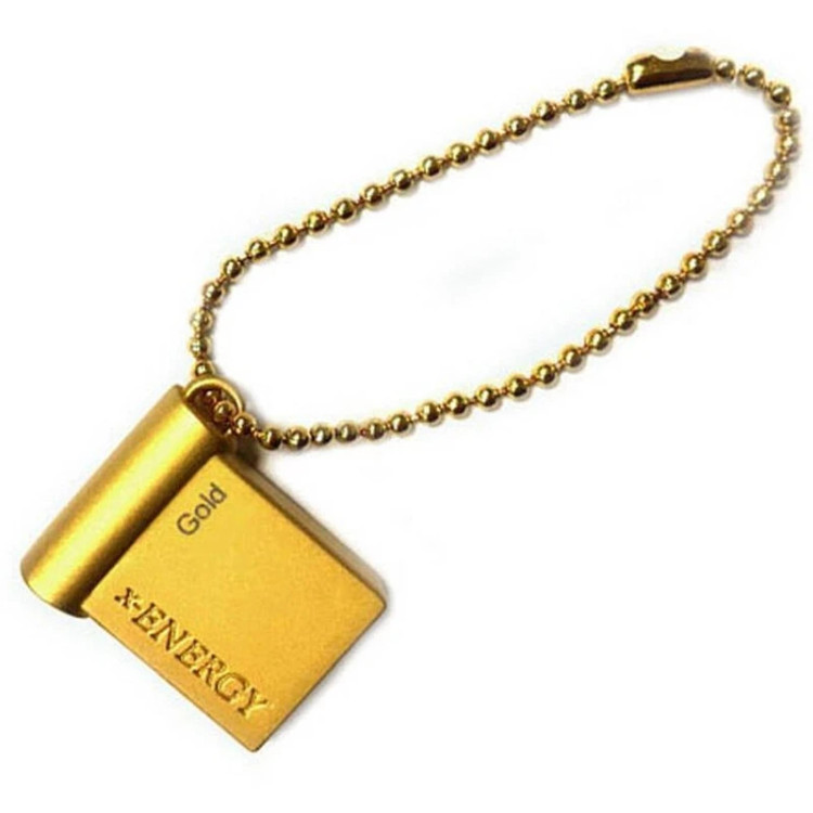 فلش GOLD X-Energy 32GB، ابعاد ۳۰x۱۹x۲۰ میلی متر، وزن ۳.۴ گرم، مقاوم در برابر آب و ضربه، گارانتی سلامت کالا
