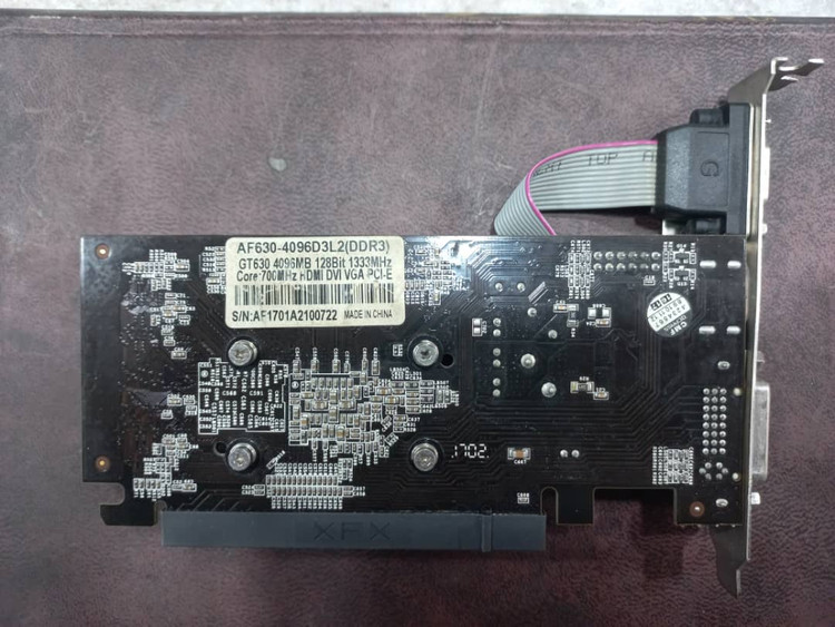 کارت گرافیک GT 630 استوک، حافظه 4 گیگابایت DDR3، مناسب مولتیمدیا و پخش فیلم HD، مصرف بهینه انرژی، ارسال سریع
