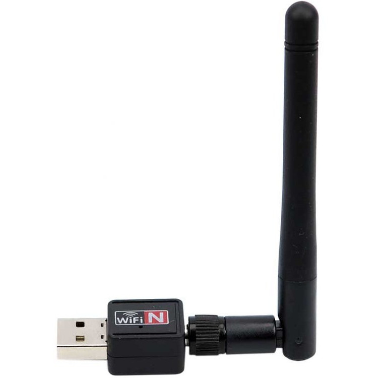 کارت شبکه USB 802.11n با آنتن خارجی، آنتن قابل تنظیم و چرخش، پشتیبانی از WPA2، مناسب کامپیوتر رومیزی و لپ تاپ