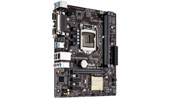 باندل مادربرد ایسوس H81M-D و پردازنده Intel Celeron G1820، سوکت LGA1150، چیپست H81، فرم فاکتور Micro ATX، همراه با فن اورجینال و پنل پشتی