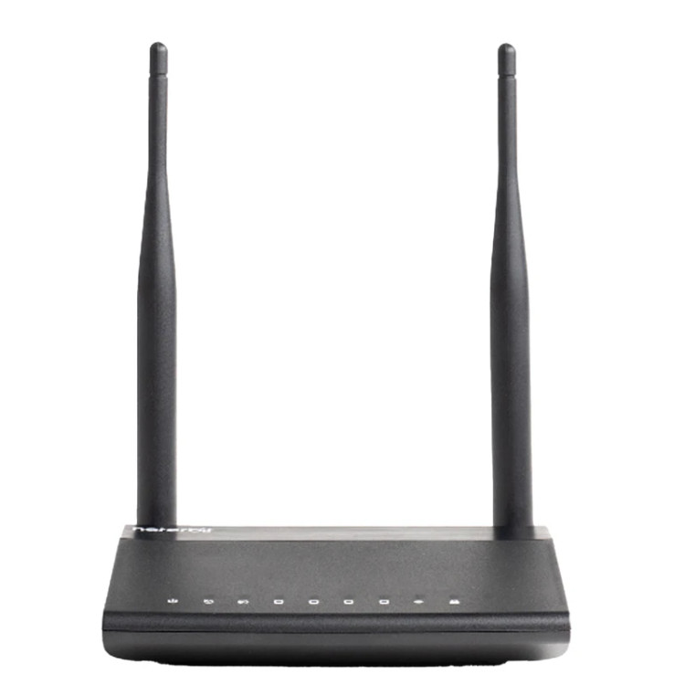 مودم روتر بی سیم نتربیت NSL-122، دو آنتن خارجی، امنیت WPA2، فایروال SPI و NAT، قابلیت WPS، مودم استوک با گارانتی سلامت