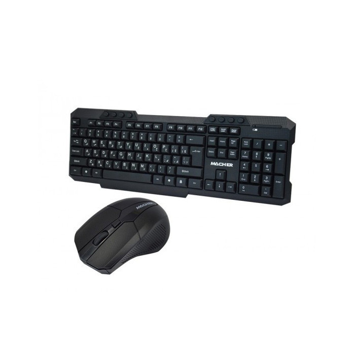 کیبورد و ماوس مچر MR-415 بی سیم، مناسب ادارات و منزل، بدون نیاز به درایور Plug & Play، حذف کابل های اضافی، گارانتی سلامت کالا