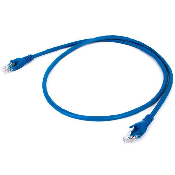 کابل شبکه بلدن Cat6 1 متری، پچ کورد شبکه، کابل اترنت 1 متر، اتصال RJ45 دوسر، هادی مس خالص 24 AWG