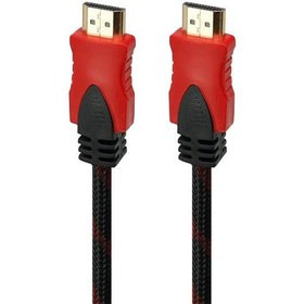 کابل گلداسکار 3 متر HDMI، کانکتور طلایی، پشتیبانی از HDR و 3D، گارانتی سلامت کالا