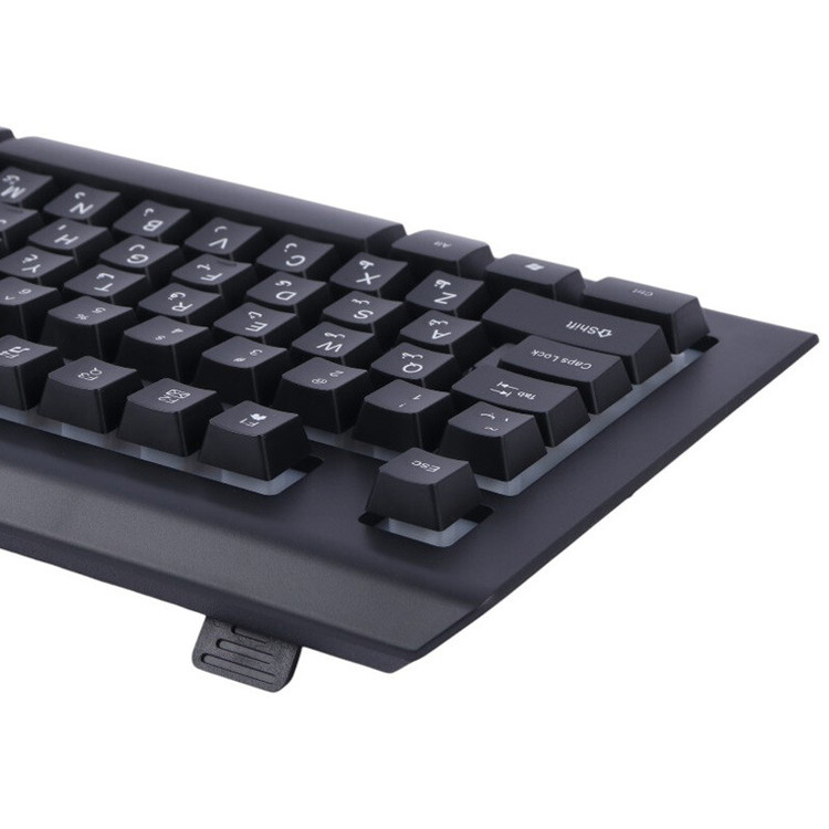 کیبورد و ماوس گیمینگ ایکس پی مدل XP-12300R، کیبورد مکانیکال با سوئیچ آبی، صدای کلیک دلچسب، ماوس ارگونومیک ۴ کلید، RGB رنگارنگ