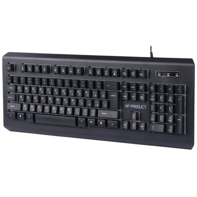 ست گیمینگ ایکس پی XP-12300R، مناسب بازی های شوتر و MOBA، کلیدهای Anti-Ghosting، ماوس با DPI قابل تنظیم، کابل بافته شده مقاوم
