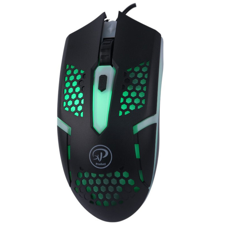 ست گیمینگ ایکس پی XP-12300R، کیبورد ۱۰۴ کلید مکانیکال با بازخورد لمسی، ماوس سبک و خوش دست، مناسب کافی نت و گیم نت