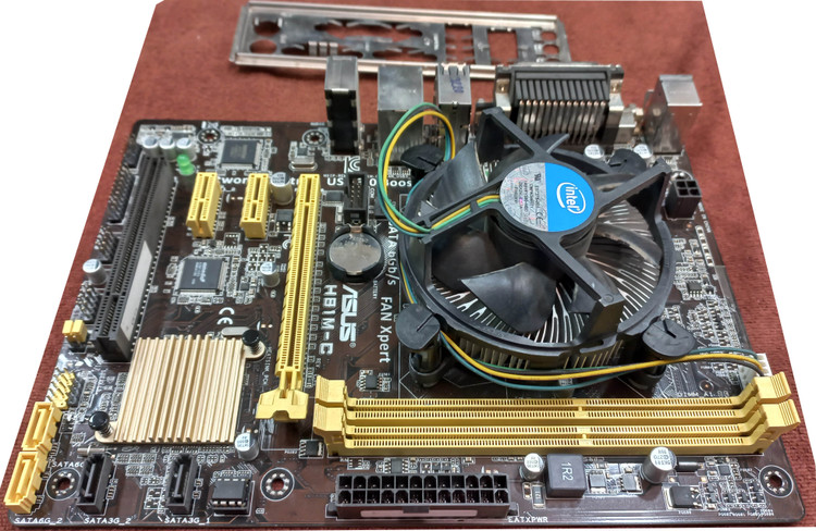 باندل مادربرد ایسوس H81M-C و CPU Intel Pentium G3220، مناسب ارتقای سیستم های اداری و خانگی، قابل ارتقا به Core i3/i5/i7 نسل چهارم
