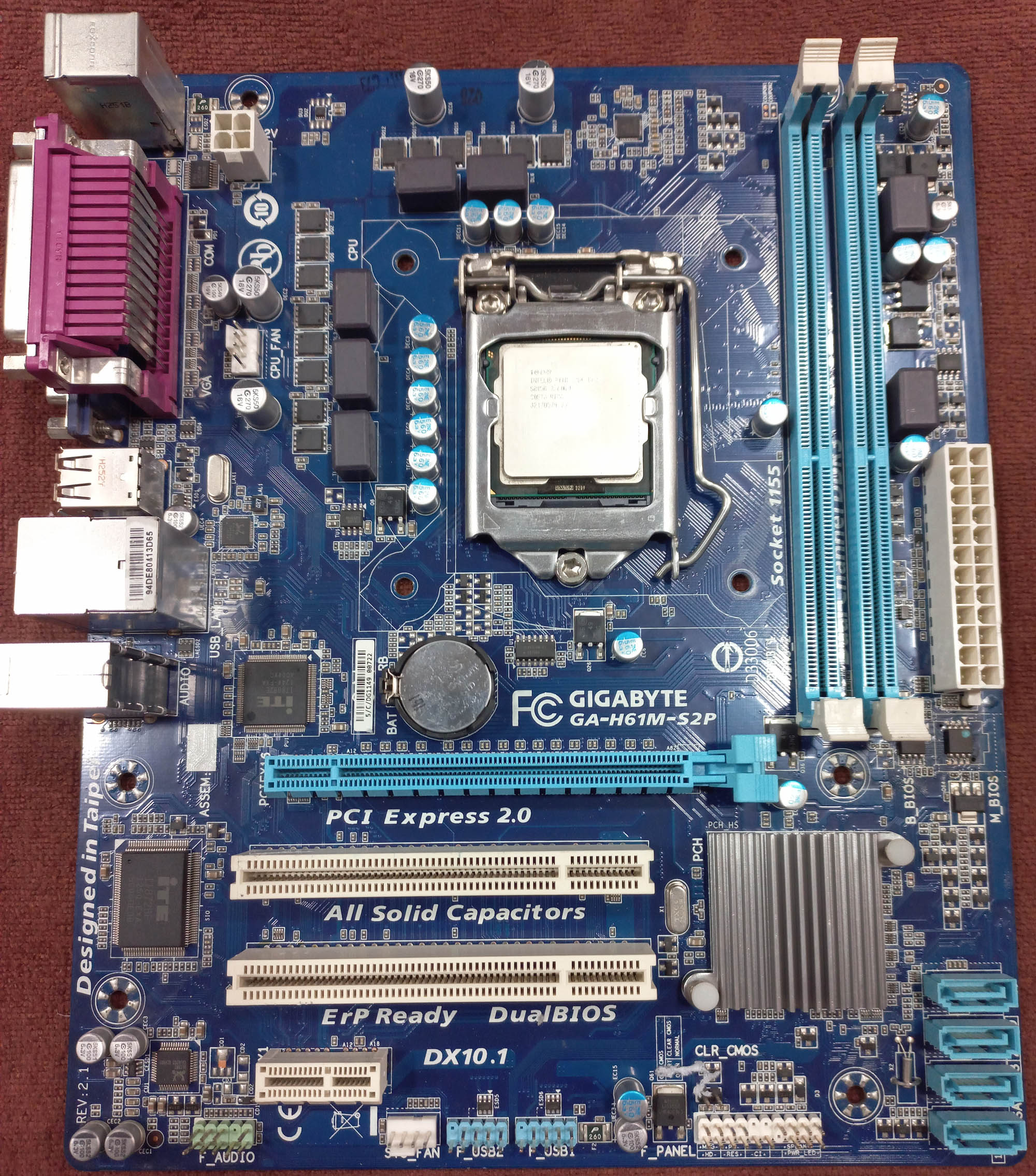 باندل گیگابایت H61M-S2P و Intel Pentium G620، انتخابی ایده آل برای کاربران اداری و دانشجویی با بودجه محدود، کیفیت عالی، قیمت مناسب، محصول تست شده