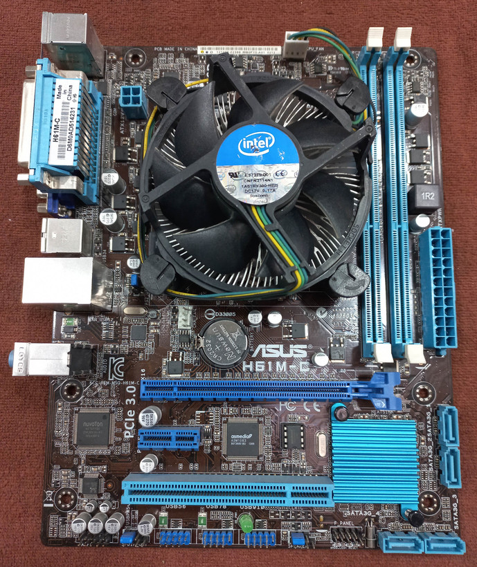 باندل ایسوس H61M-C و Intel Pentium G2030، انتخابی ایده آل برای کاربران اداری و دانشجویی با بودجه محدود، کیفیت عالی، قیمت مناسب، محصول تست شده