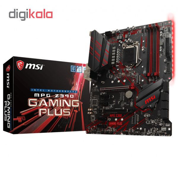 مادربرد MSI MPG Z390 با پردازنده G5400 3.70GHz، پشتیبانی از حافظه DDR4 تا ۶۴ گیگ، ۴ اسلات رم، ۲ اسلات M.2، خروجی HDMI و DisplayPort