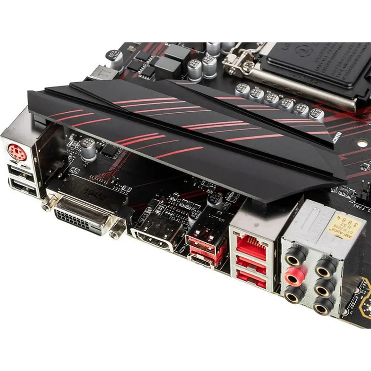 مادربرد MSI MPG Z390 استوک، همراه پردازنده G5400، پنل پشتی با USB 3.1 Gen2 Type-C، ۳ اسلات PCI-E x16، پشتیبانی از SLI و CrossFire