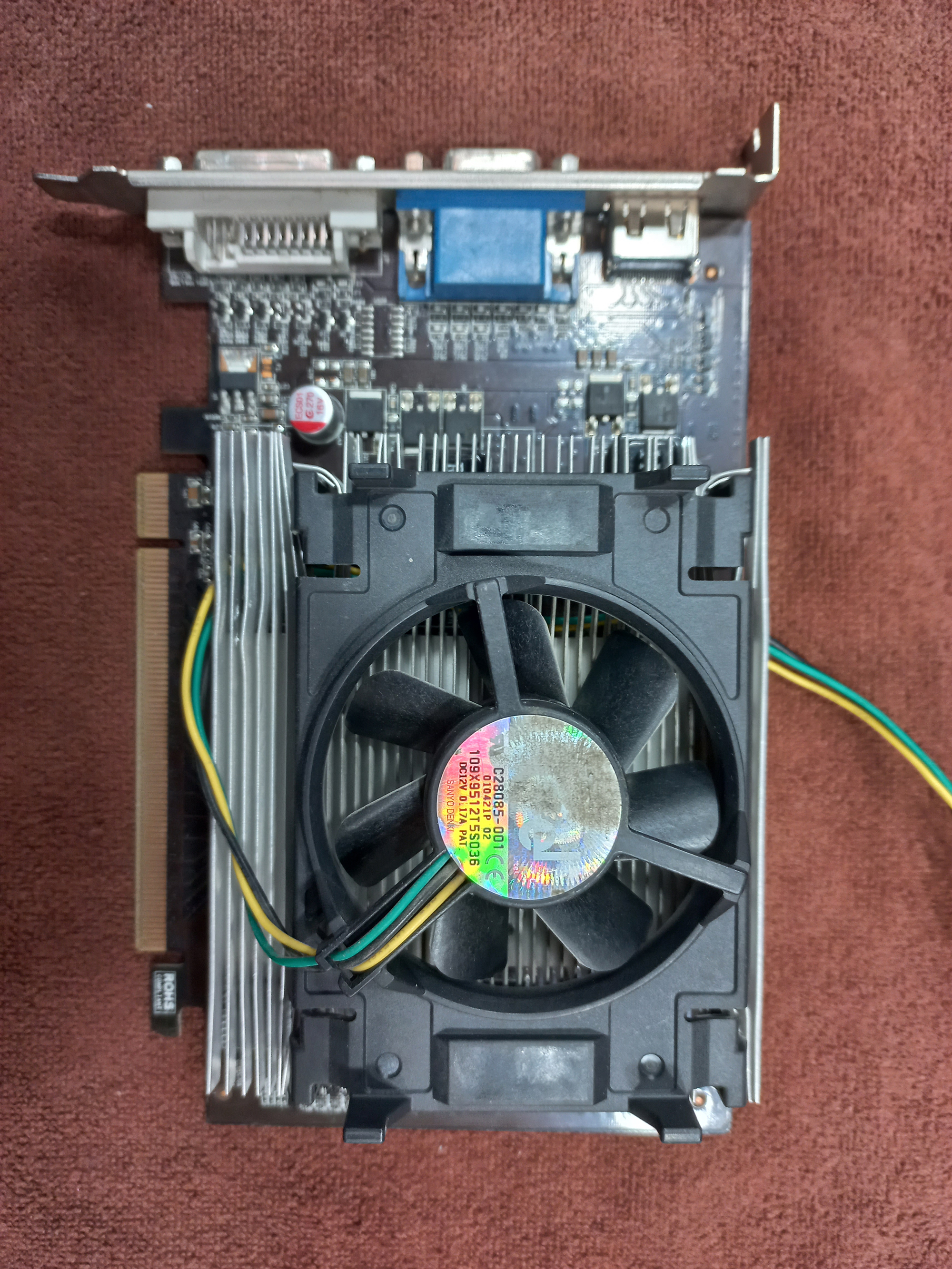 کارت گرافیک استوک Nvidia Geforce 430 ظرفیت 4GB کلاس DDR3