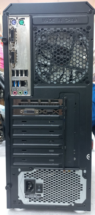 سیستم اورکول با مشخصات عالی، ایسوس H110، i5 نسل ششم، رم ۱۶ گیگ، NVME 512، هارد ۱ ترابایت وسترن، RX580 8GB، کیس شیشه ای