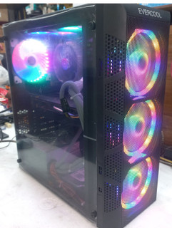 کیس اورکول مدل شیشه ای، پردازنده نسل نهم اینتل ۴ هسته ای، رم ۸ گیگ DDR4، هارد وسترن ۱ ترابایت، کارت گرافیک RX590 8 گیگ گیمینگ