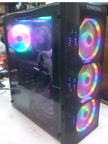 کیس اورکول مدل شیشه ای، پردازنده نسل نهم اینتل ۴ هسته ای، رم ۸ گیگ DDR4، هارد وسترن ۱ ترابایت، کارت گرافیک RX590 8 گیگ گیمینگ