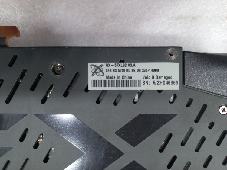 کارت گرافیک استوک AMD Radeon RX 5700، حافظه ۸ گیگابایت GDDR6، باس ۲۵۶ بیت، معماری RDNA، مناسب گیمینگ ۱۴۴۰p و ۱۰۸۰p