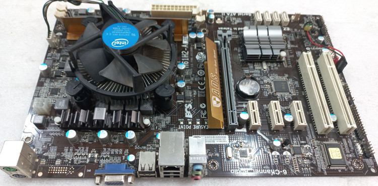 باندل مادربرد ECS H61H2-A ver2.0 و پردازنده Intel Pentium G2030، سوکت LGA1155، چیپست H61، فرم فاکتور ATX، مناسب سیستم اداری و خانگی
