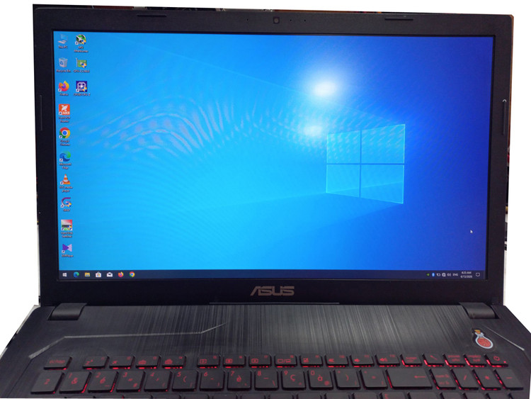 لپ تاپ ASUS FX753VE-GC207T، پردازنده نسل هفتم اینتل، کارت گرافیک NVIDIA GTX 1050Ti، صفحه نمایش Full HD، مناسب گیمینگ و برنامه نویسی