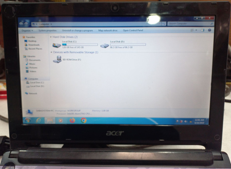 نت بوک ایسر 10.1 اینچی مدل D260، انتخابی ایده آل برای حمل روزانه و کارهای ساده، کیفیت ساخت قابل قبول