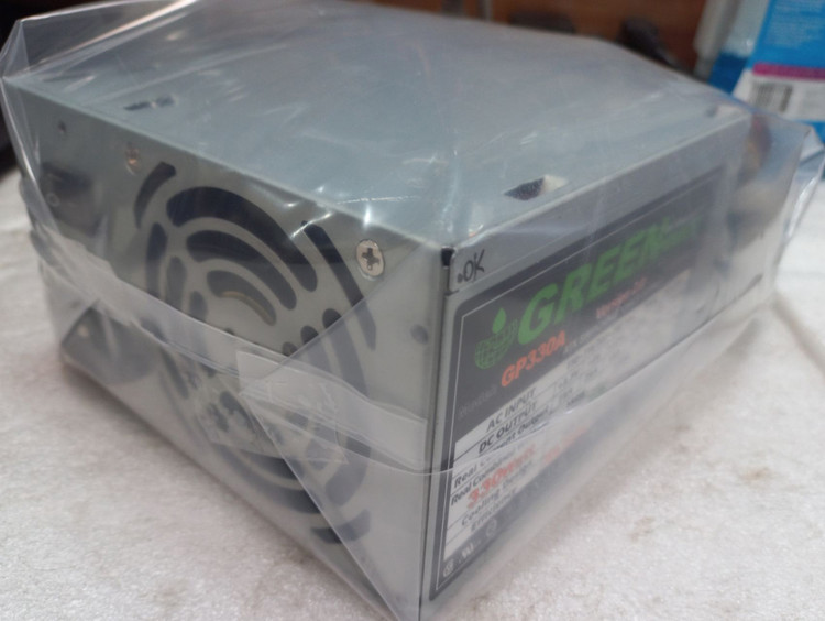 پاور گرین 330 وات مدل GP330A-HED، منبع تغذیه با MTBF 100 هزار ساعت، خازن های 105 درجه، ولتاژ ورودی 200-240 ولت