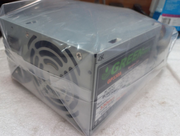 پاور کامپیوتر گرین GP380A، پروتکشن های ایمنی OCP و OVP و SCP، خازن های 105 درجه، ولتاژ ورودی 200-240 ولت