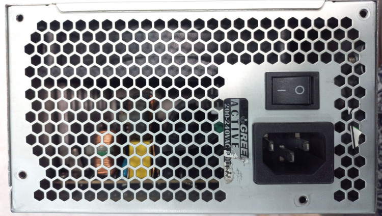 پاور گرین مدل GP380A-HE، منبع تغذیه 380 وات گرین، پاور کامپیوتر Green 380W، گواهینامه 80PLUS Standard، فن 120 میلی متری