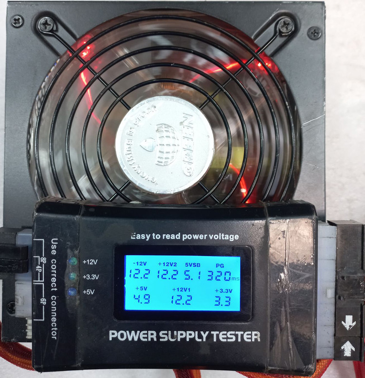 منبع تغذیه گرین مدل GP485B-US، سری US، مناسب سیستم گیمینگ و اداری، قیمت اقتصادی