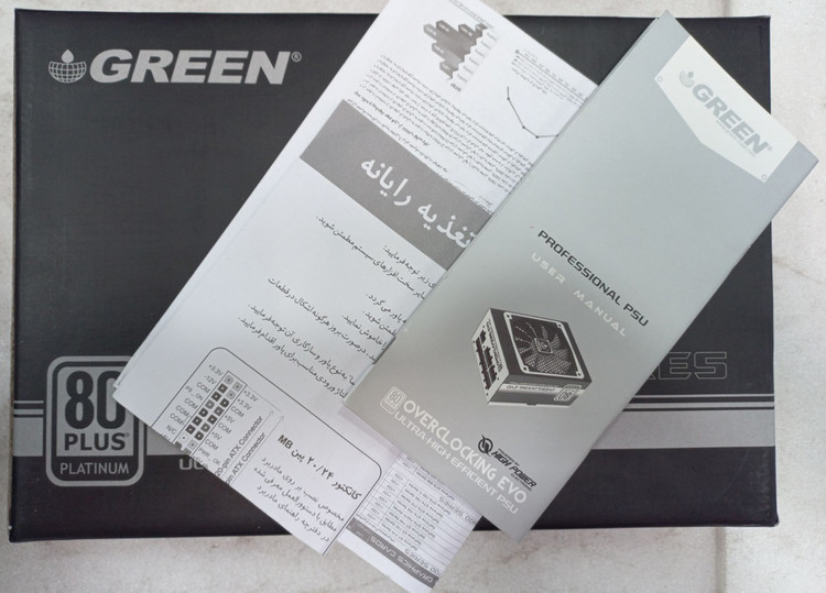 پاور کامپیوتر Green GP1200B-OCDG، توپولوژی Half-Bridge + LLC Resonant، پروتکشن های ایمنی OCP و OVP و SCP، حالت Fanless