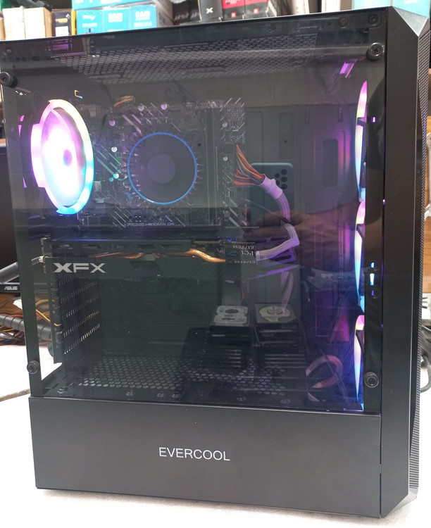 کامپیوتر گیمینگ اورکول، مادربرد ایسوس H610M-K D4، پاور گرین 530EU، کیس اورکول با ۴ فن، مناسب برنامه نویسی و گیمینگ