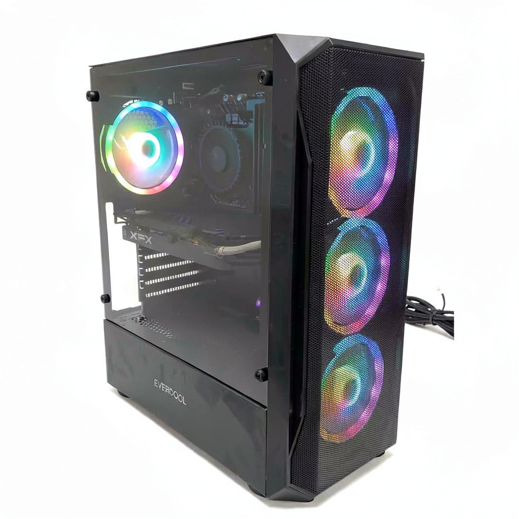 کیس کامل اورکول Intel 15 gen 12 / 16 Gb DDR4 /8Gb RX580 / 128 Gb SSD / 500GB HDD
